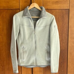Arc'teryx Women's Light Gray Fleece Jacket Medium